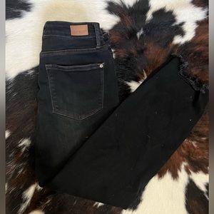 Judy Blue black cutoff jeans
